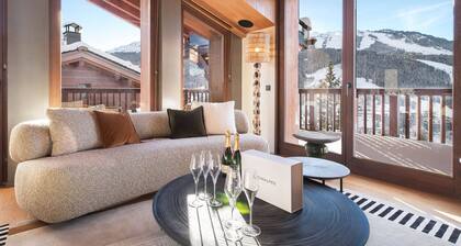 Chalet de luxe avec jacuzzi et vues panoramiques à Courchevel 1650