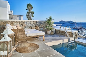Opale Suite Front Sea View with Plunge Pool | View from room