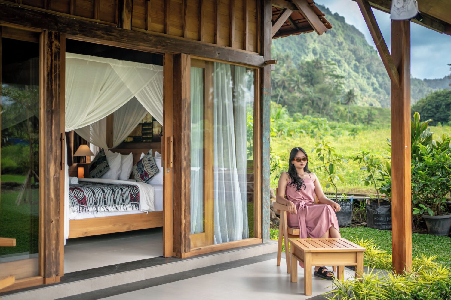 Vila Deluks | Minibar, tirai kedap cahaya, dan setrika/meja setrika