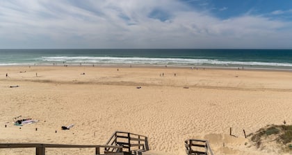 Appartement pour 3 à Mimizan Plage, à 50m de l'océan avec terrasse et parking, ménage inclus