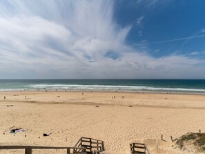 On the beach