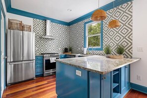 Fridge, microwave, oven, stovetop - The Islander House | 3BR @ King Street w/ Parking! (Charleston)