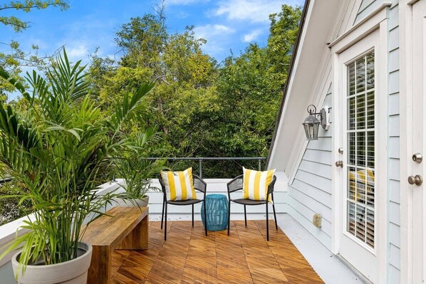 Terrace/patio - The Islander House | 3BR @ King Street w/ Parking! (Charleston)