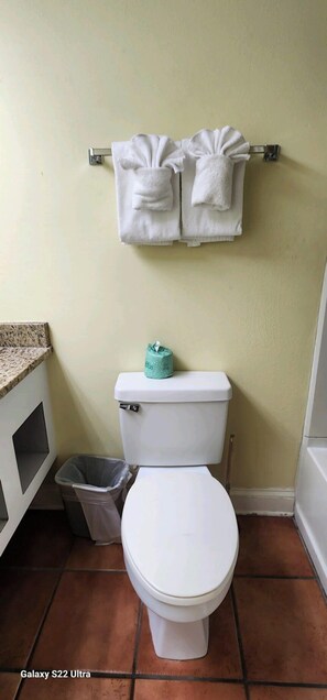 Bathtub, towels