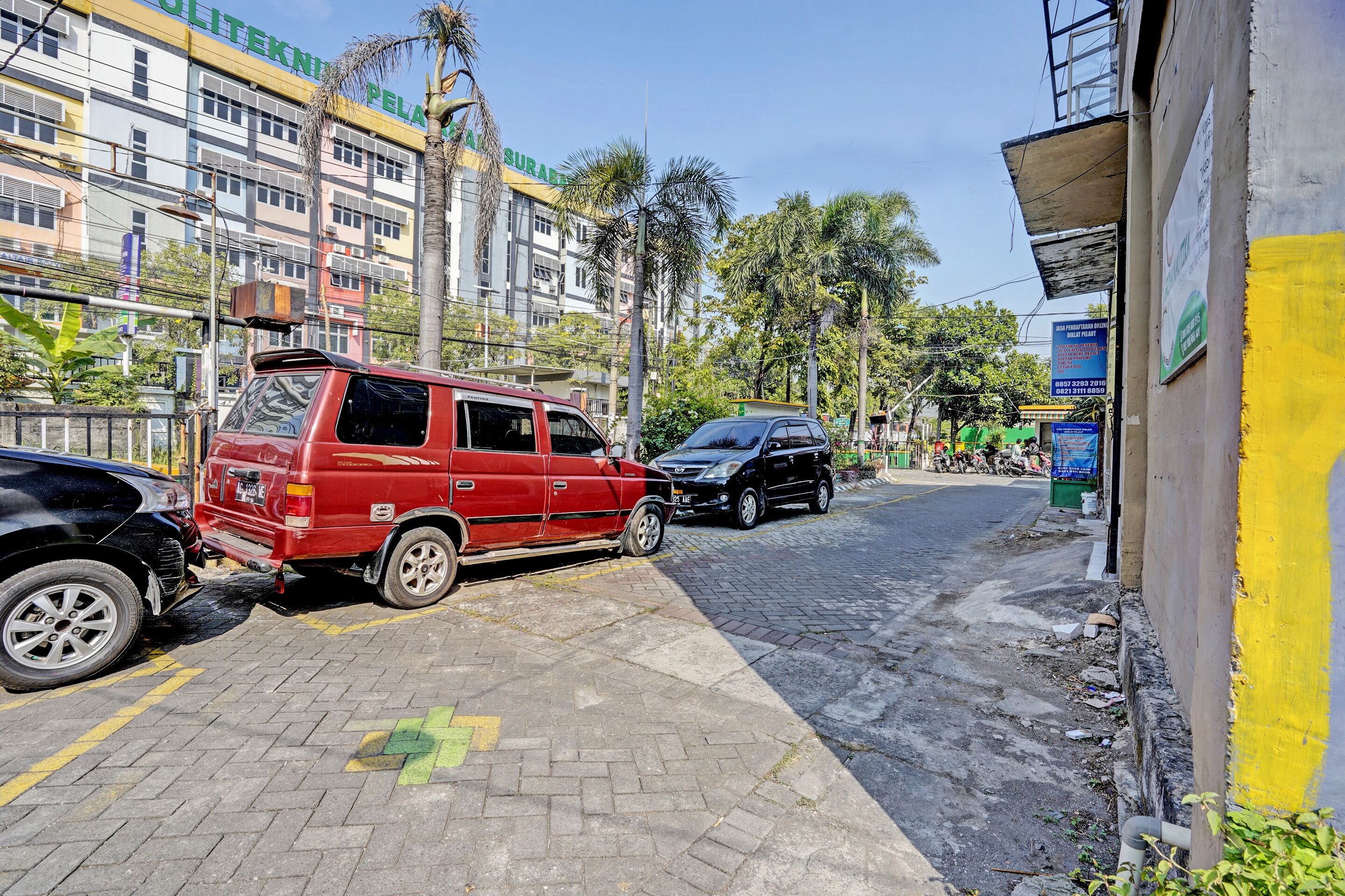 Majoituspaikan julkisivu