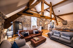 TV, fireplace - The Mill @ Atlow Mill (Atlow)