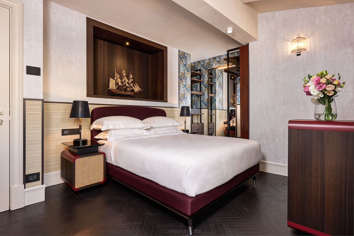 Kamar Double Superior, balkon, pemandangan kota | 1 kamar tidur, seprai katun Mesir, dan seprai premium