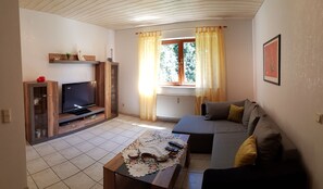 TV, stereo - Fully equipped and lovingly furnished 60sqm apartment with terrace (Namborn)