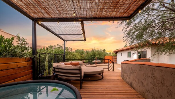 Terrace/patio - Casita with Cowboy Tub & Four Peaks Wilderness (Scottsdale)