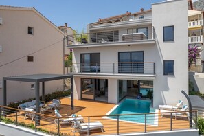 Exterior - Seaview Villa Calma with Jacuzzi, Media room (Docine, Duće)