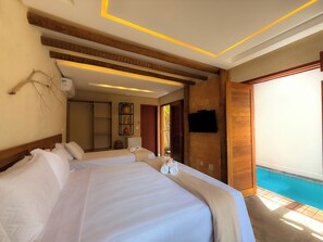 Premium Room, Private Pool, Pool View | Individually decorated, individually furnished, free WiFi, bed sheets - Pousada Naim Milagres (São Miguel dos Milagres)