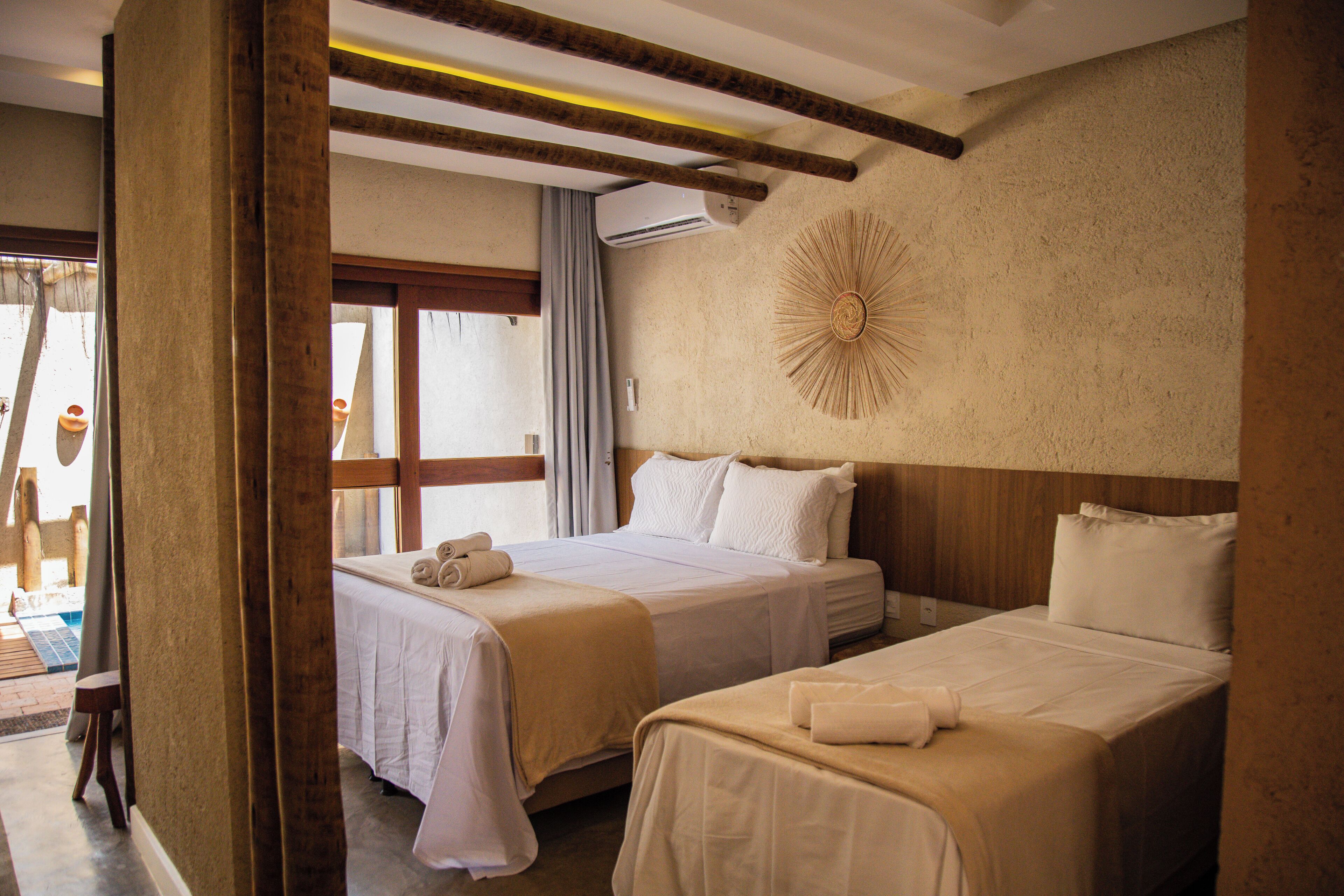 Executive kamer, privézwembad, uitzicht op zwembad | 1 slaapkamer, individueel gedecoreerd, individueel gemeubileerd