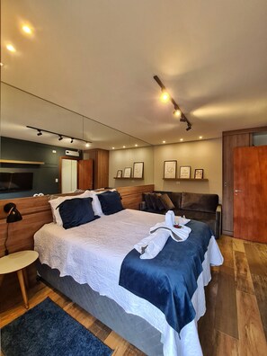Family Apartment | 1 bedroom, premium bedding, minibar, desk - Apê Encantador Perto do Centro Turístico Capivari (Campos do Jordão)