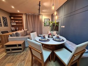 Apartamento familiar | Cocina privada | Frigorífico, microondas, tostadora y licuadora