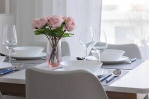 Apartment, 1 Bedroom, Balcony | In-room dining - Sarmacka Apartment Wilanow by Renters (Warsaw)