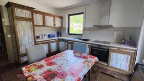 Fridge, oven, stovetop, dishwasher - Family vacation apartment Lichtenstein (BW) (Lichtenstein)