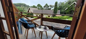 Terrace/patio - Dúplex Luxo com Piscina Aquecida, Lareira e Wifi (Campos do Jordão)