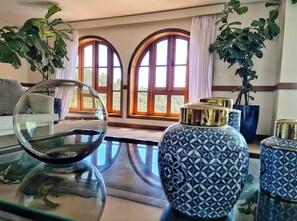 Sitteområde i lobbyen