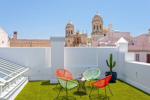 Terrace/patio - Exclusive studio in Cádiz. Catedral I (Cadiz)