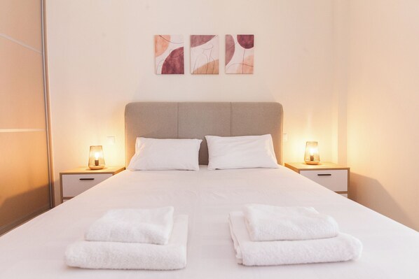 Apartment | 2 bedrooms, iron/ironing board, free WiFi - Urban Chic 2BR Experience in Galatsi (Galatsi)