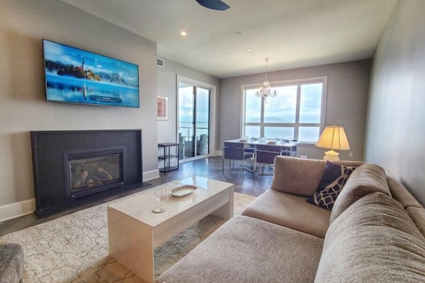 Welcome to a fresh and elegant remodel in this cozy living room