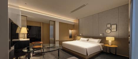 Seprai premium, tempat tidur Tempur-Pendic, dan kedap suara