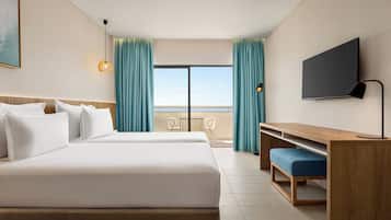 Hypo-allergenic bedding, memory-foam beds, in-room safe