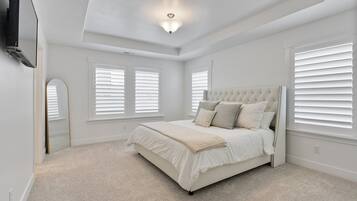 5 dormitorios, tabla de planchar con plancha, cuna de viaje y wifi