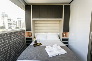 Apartment | 1 bedroom, individually decorated, free WiFi, bed sheets - Lobo (São Paulo)