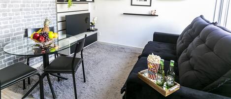 Apartamento | 1 quarto, Wi-Fi de cortesia, individualmente decorados, roupa de cama