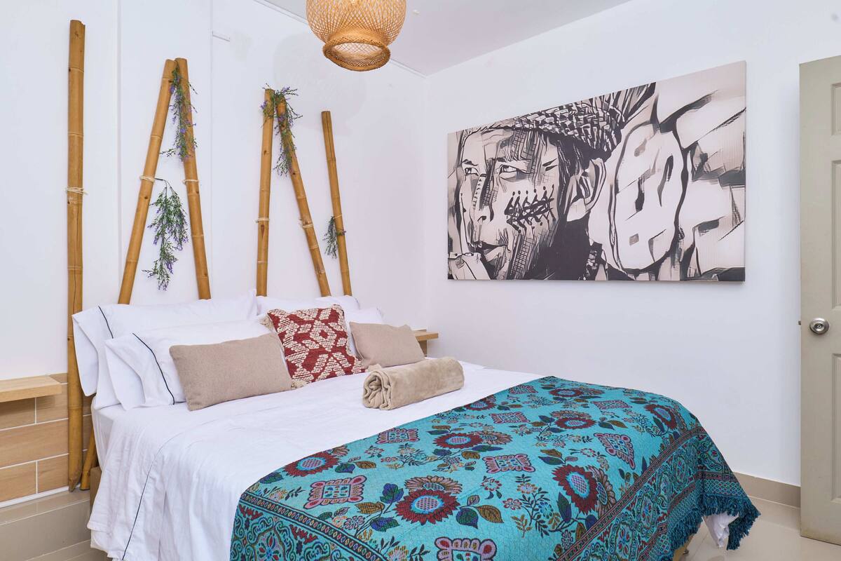 Club appartement, Meerdere bedden, aan tuin | Lakens van Egyptisch katoen, luxe beddengoed, donsdekens