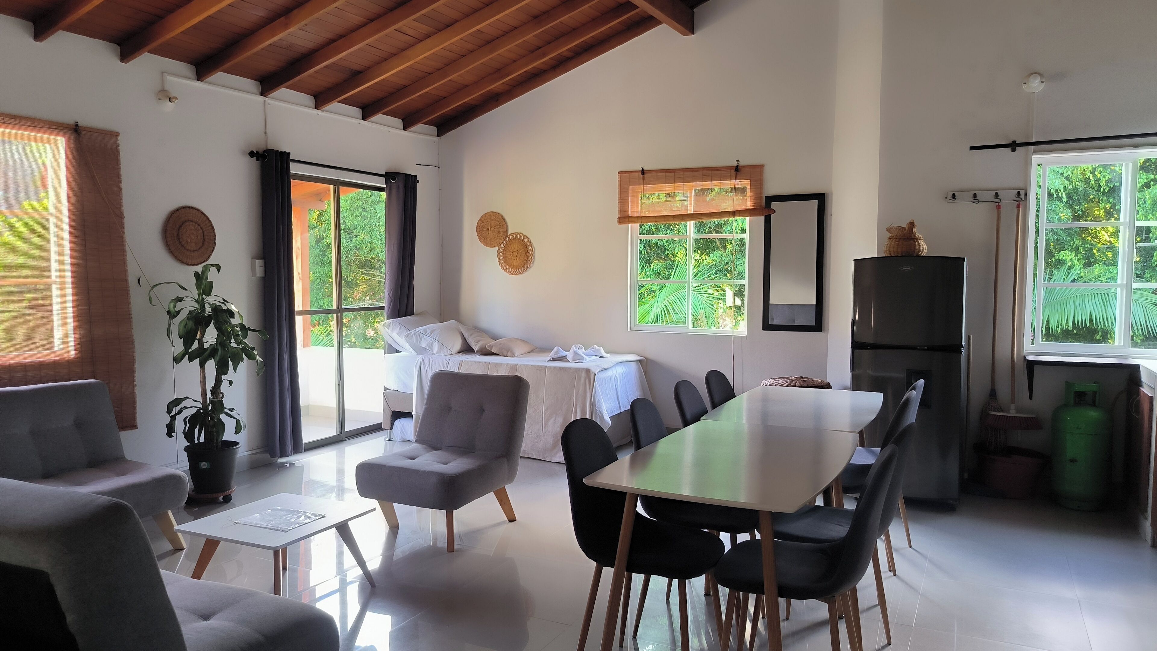 Family Apartment, Multiple Beds, Garden Area | Living area | Smart TV, Netflix, streaming services