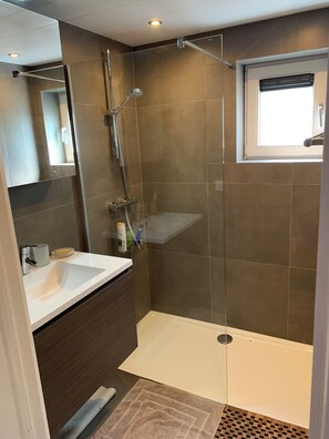 Shower, hair dryer, towels, soap - Maison de Pécheur (Le Coq)