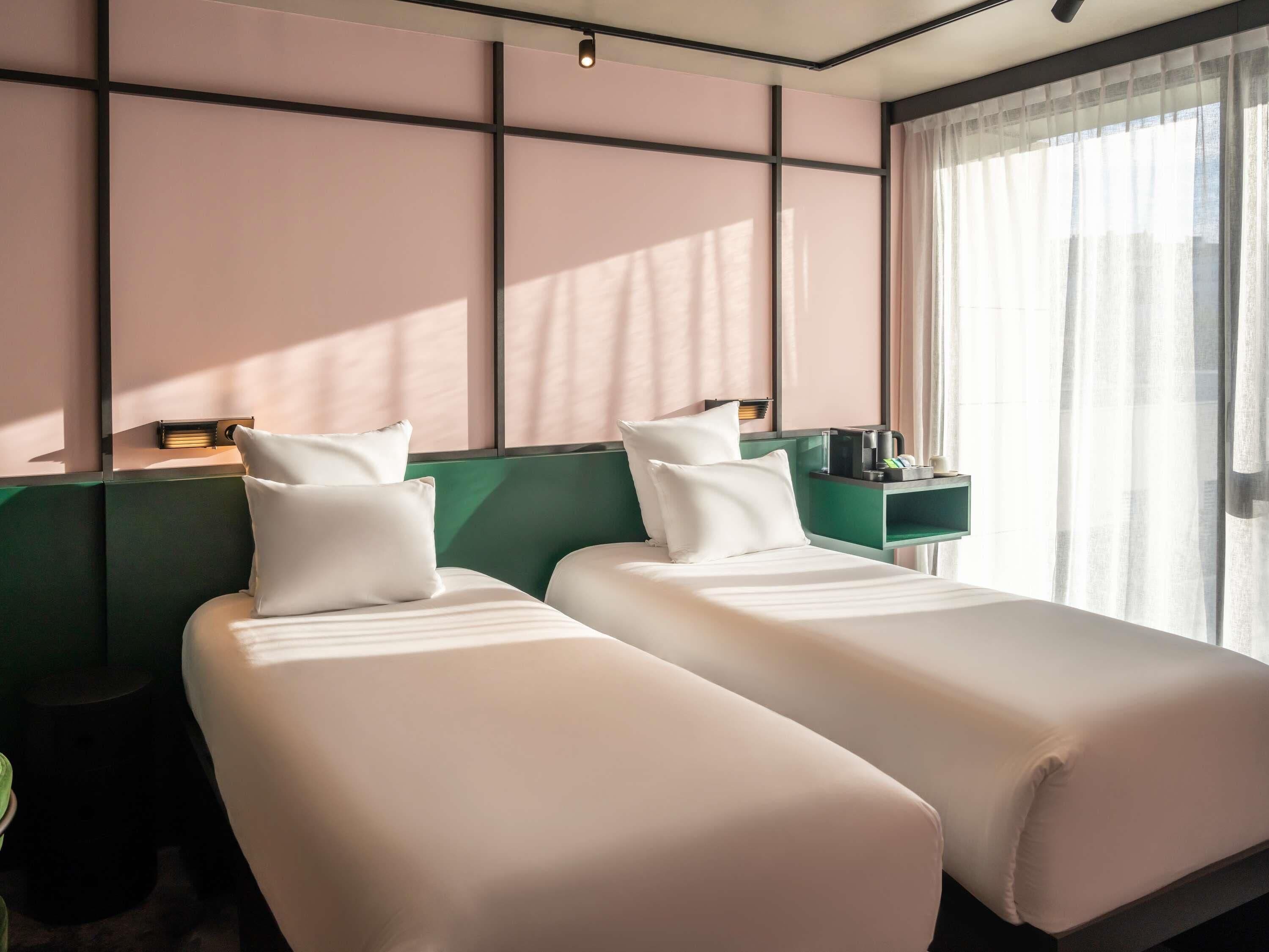 Premium bedding, individually decorated, individually furnished, desk