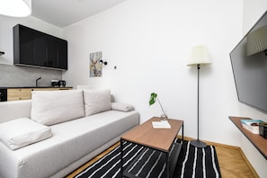 1 bedroom, laptop workspace, iron/ironing board, cots/infant beds