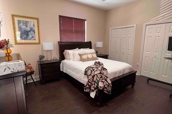 1 bedroom, iron/ironing board, travel crib, free WiFi