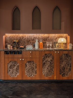 Daily buffet breakfast (EUR 25 per person)