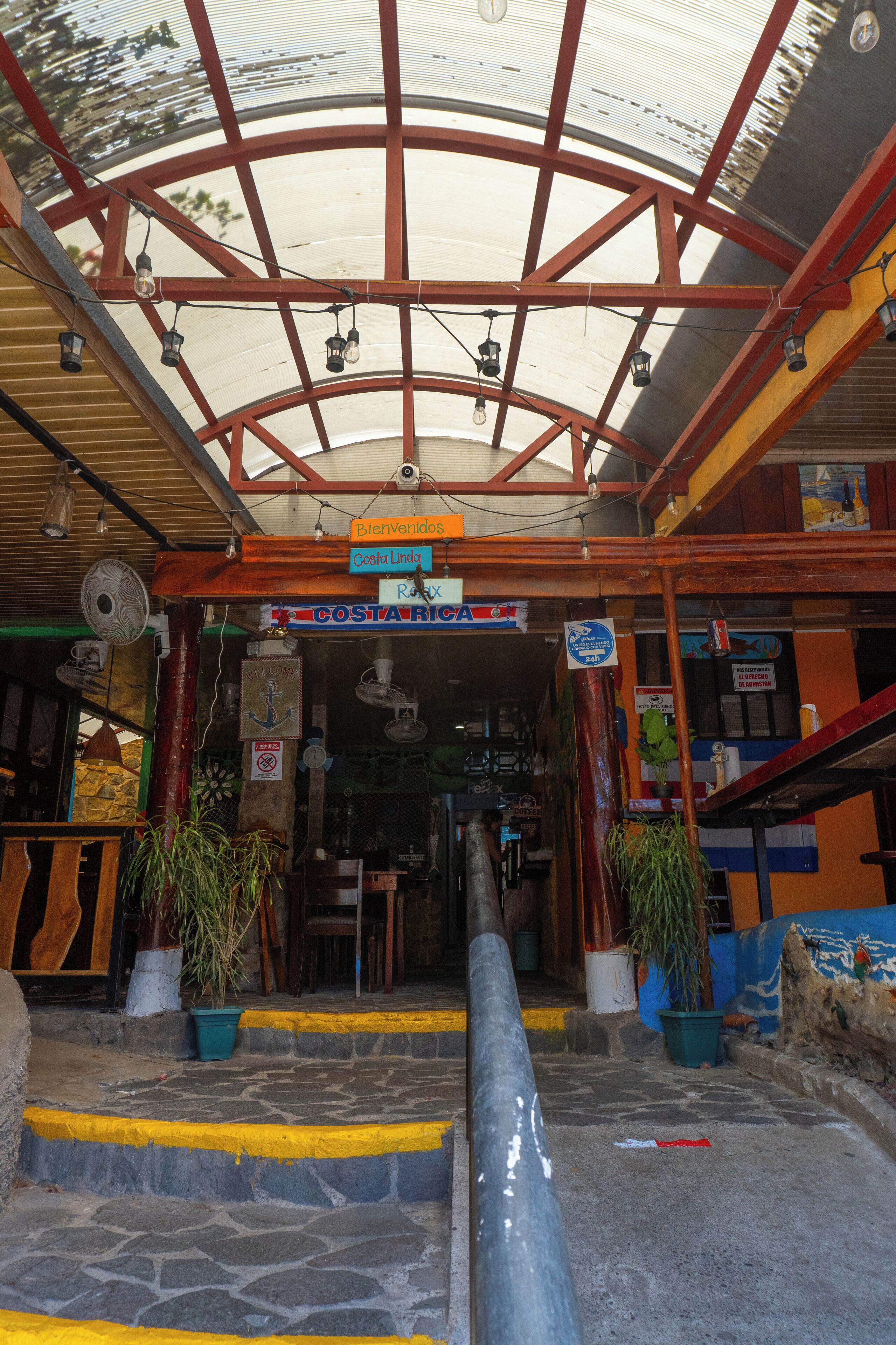 Entrada de la propiedad