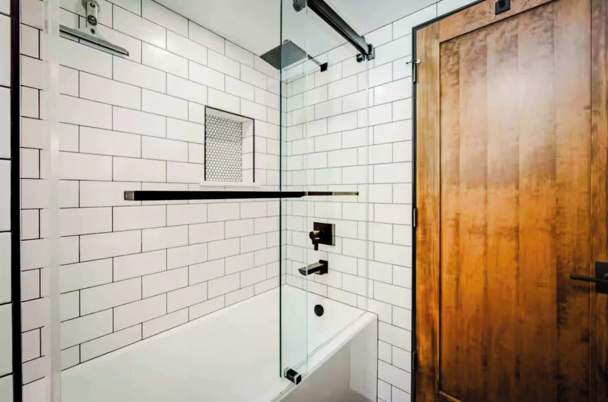 Shower, eco-friendly toiletries, hair dryer