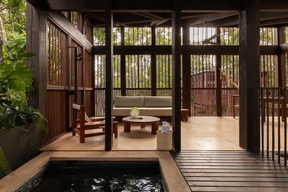 Trehytte (Pool) | Oppholdsområde