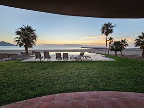 Terrace/patio - Luxury One Bedroom Condo Steps away from the sea of Cortez.
Private and Secure. (San Felipe)