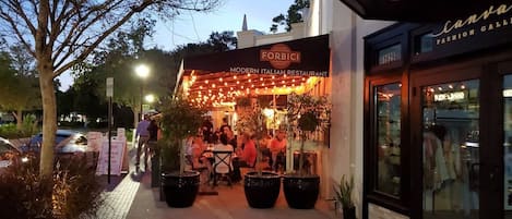 Restaurante al aire libre