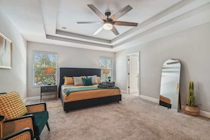 4 bedrooms, iron/ironing board, travel crib, free WiFi