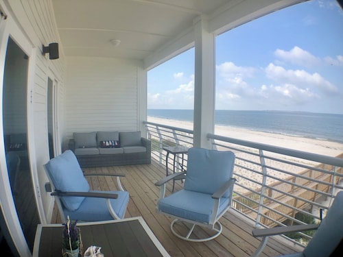 Closest to the sand and surf and no better view than Water’s Edge in the sand 