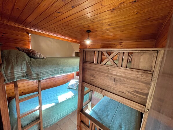 Family Cabin | 1 bedroom, down comforters, free WiFi, bed sheets