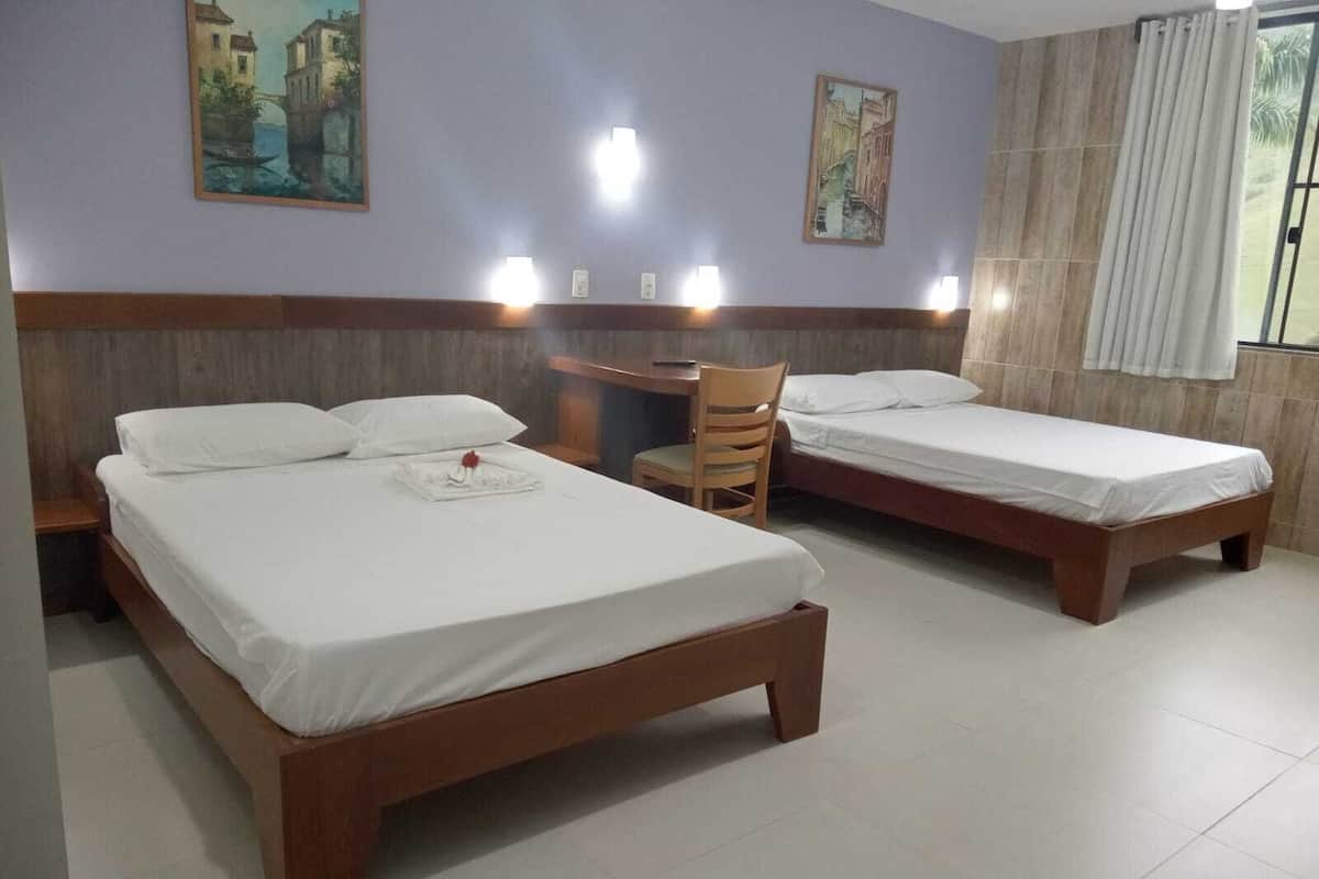 Standard Room | Laptop workspace, bed sheets