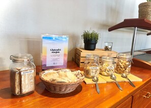 Gratis morgenmadsbuffet hver dag