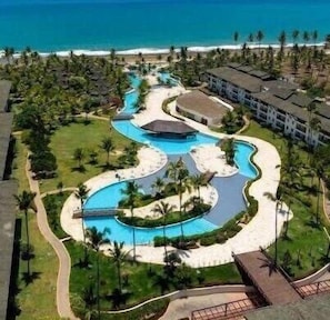 3 outdoor pools