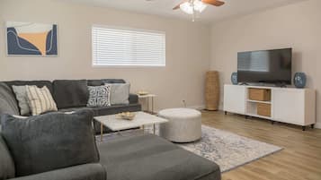 Family House | Living area | 42-inch flat-screen TV with digital channels, streaming services