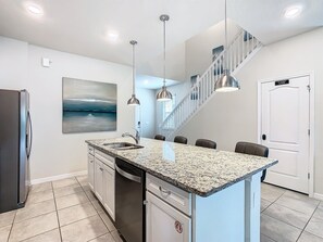 Fridge, microwave, oven, stovetop - Spacious Solterra Retreat, Pool/Spa, By Disney (Davenport)